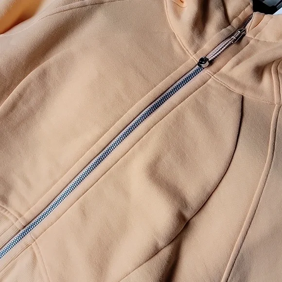 SOLD*** Scuba Full-Zip Cropped Hoodie - Summer Glow - 6 - Picture 9 of 12